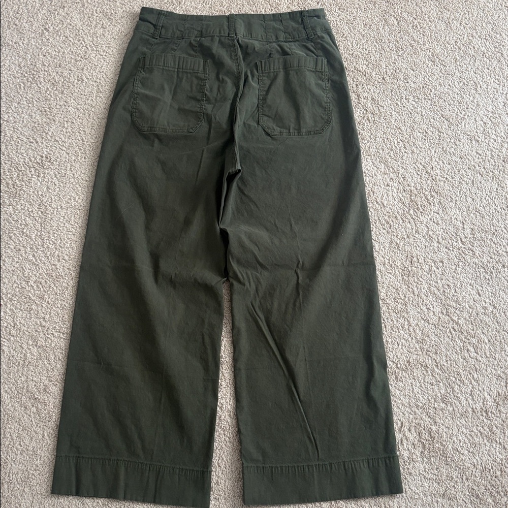 Maeve Anthropologie Olive Green Chinos - Picture 7 of 9